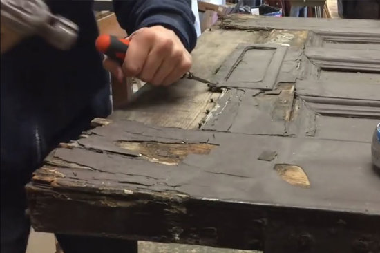 Walnut-wooden-door-repair