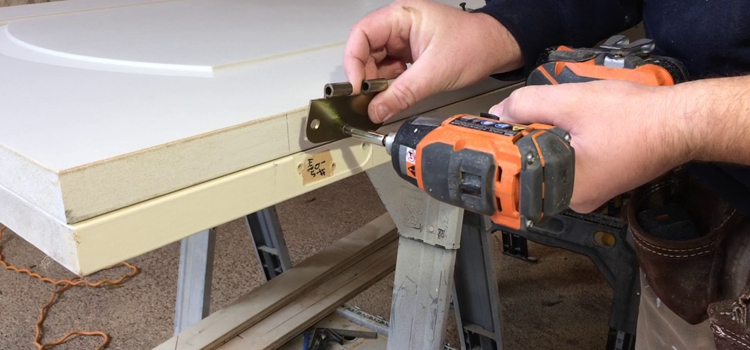 fiberglass interior door repair Walnut